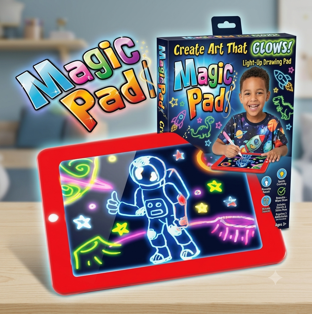 Magic LED Drawing Pad for Kids