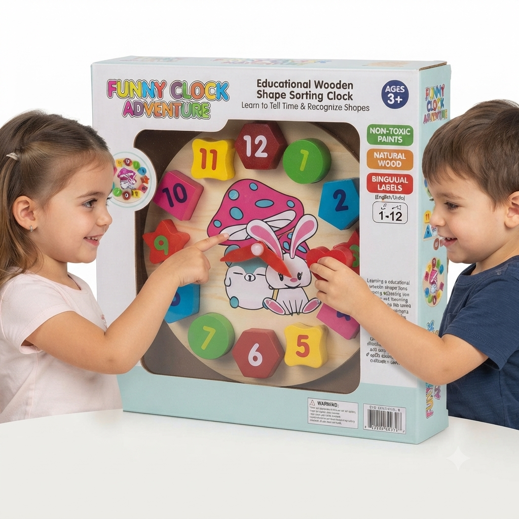 12 Number Wooden Puzzle Learning Toy