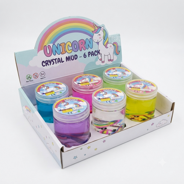 Unicorn Crystal Slime Toy for Kids