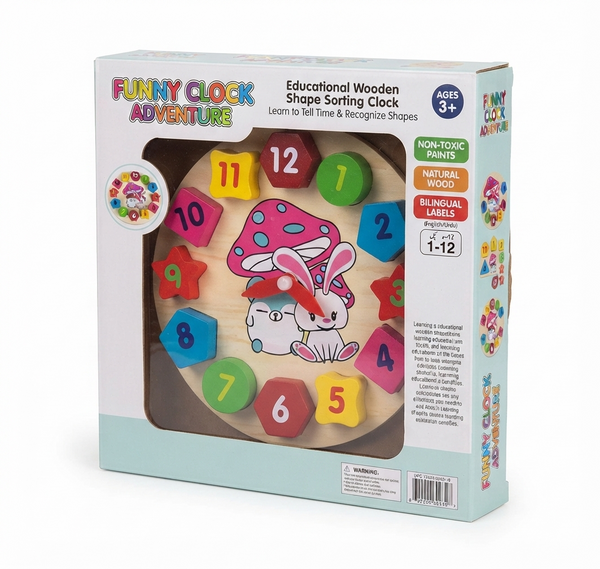 12 Number Wooden Puzzle Learning Toy