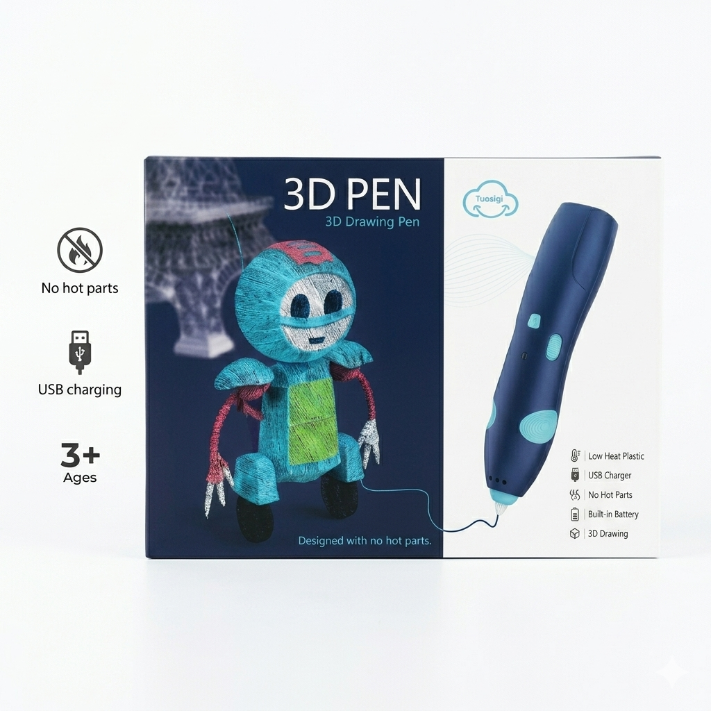 Tuosiqí 3D Drawing Pen Creative Art Tool for Kids