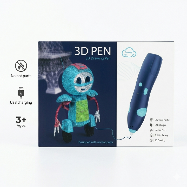 Tuosiqí 3D Drawing Pen Creative Art Tool for Kids
