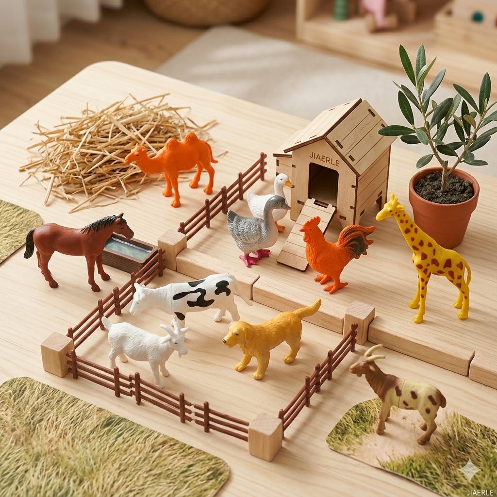 Farm Animal Figures Set – 10 Realistic Toy Animals