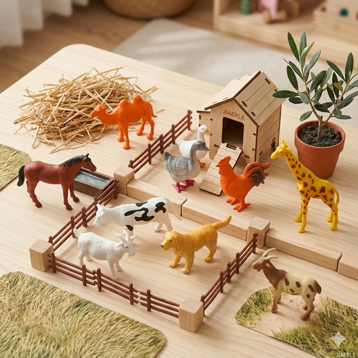 Farm Animal Figures Set – 10 Realistic Toy Animals