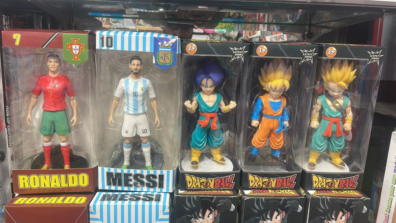 Football & Anime Action Figure Collection Set Kids Toy