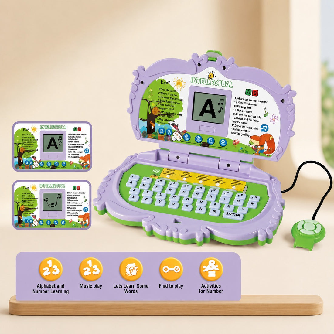 Qunxing Intellectual Learning Laptop Educational Toy for Kids