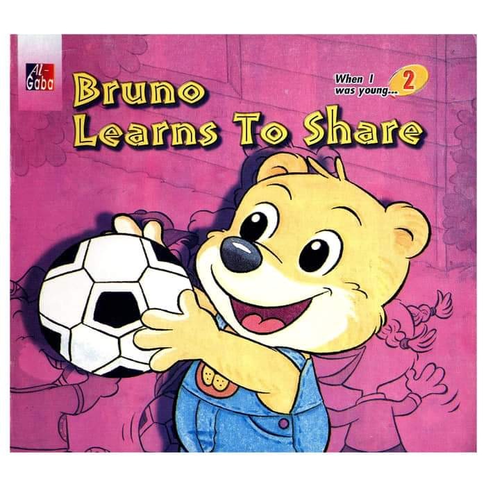 Bruno learns to share children's story book for kids