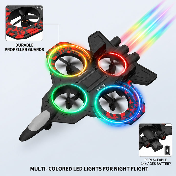 Fighter S1 RC Fighter Plane Drone for Kids Fun Toy