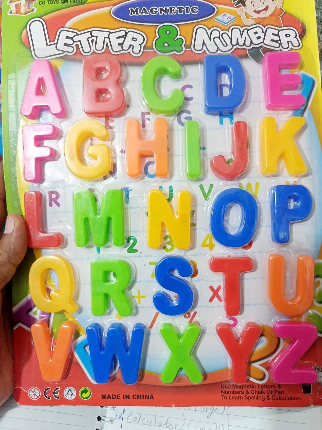 Colorful Magnetic Alphabet Letters Set